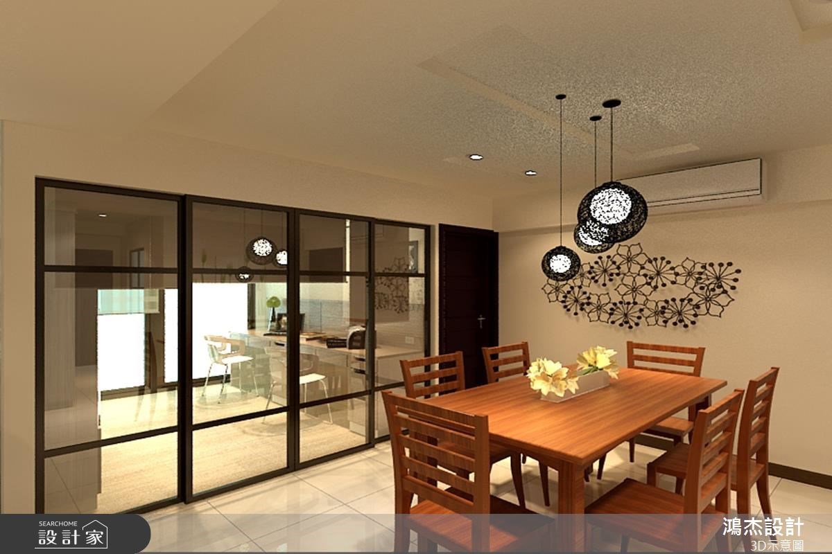 38坪中古屋(5~15年)＿混搭風餐廳廚房案例圖片＿鴻杰室內設計＿鴻杰_18之6