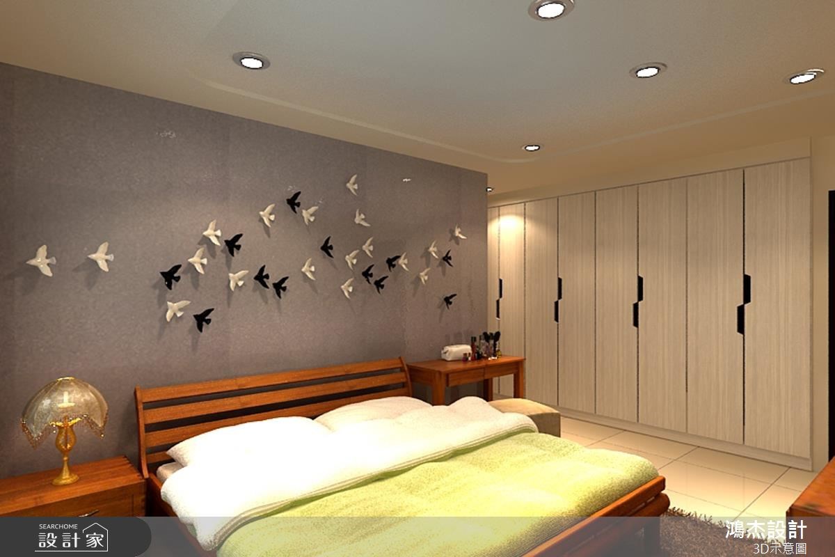 38坪中古屋(5~15年)＿混搭風臥室案例圖片＿鴻杰室內設計＿鴻杰_18之9