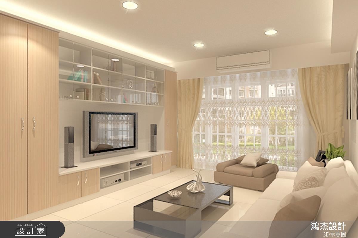 28坪新成屋(5年以下)＿現代風客廳案例圖片＿鴻杰室內設計＿鴻杰_22之1