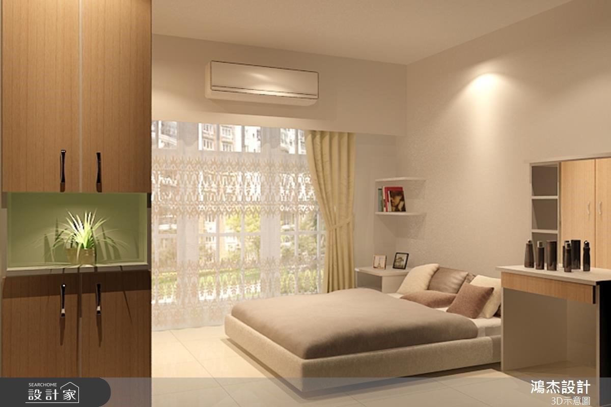 28坪新成屋(5年以下)＿現代風臥室案例圖片＿鴻杰室內設計＿鴻杰_22之3