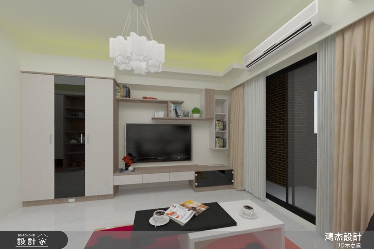 25坪老屋(16~30年)＿簡約風客廳案例圖片＿鴻杰室內設計＿鴻杰_25之4