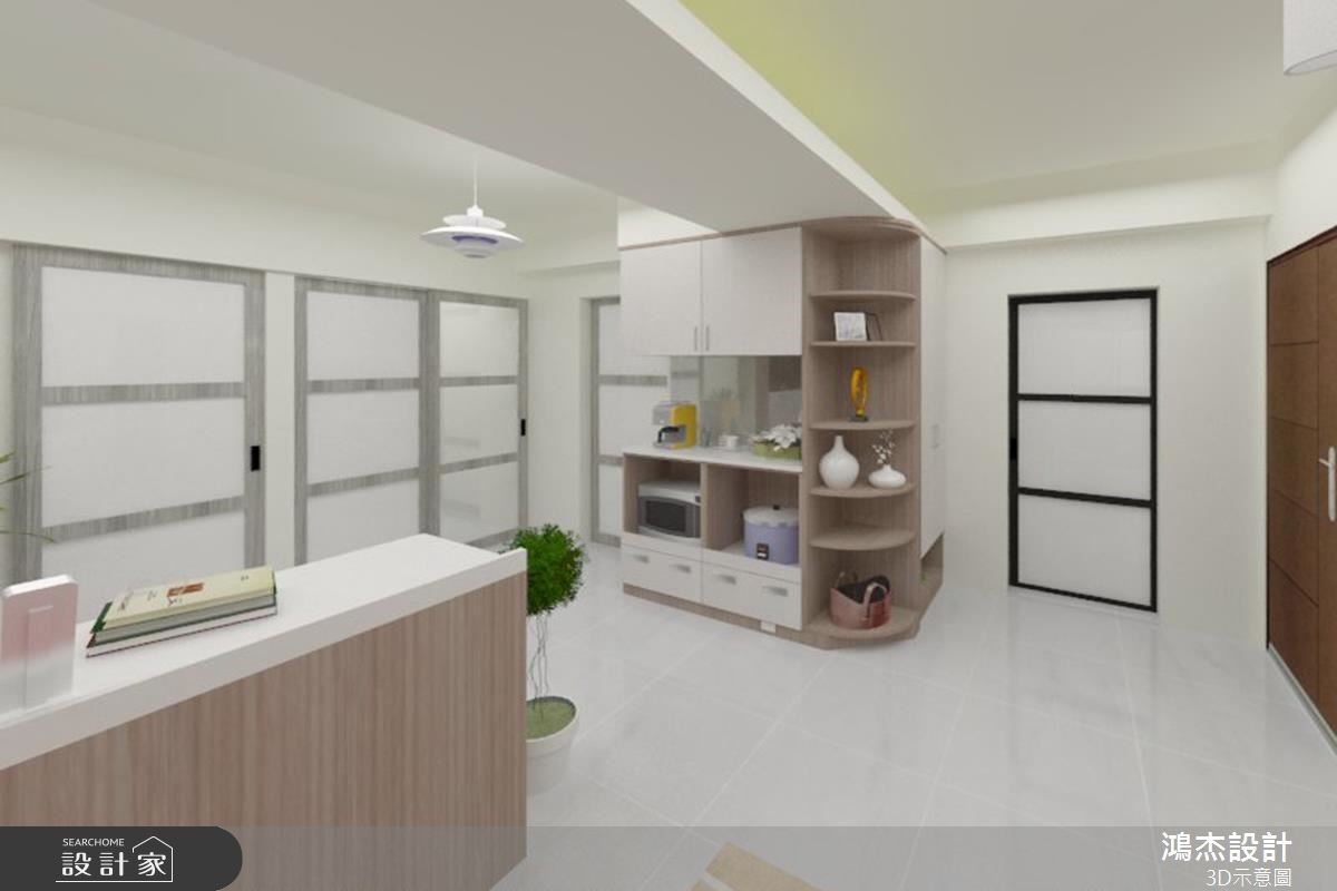 25坪老屋(16~30年)＿簡約風客廳書房案例圖片＿鴻杰室內設計＿鴻杰_25之5