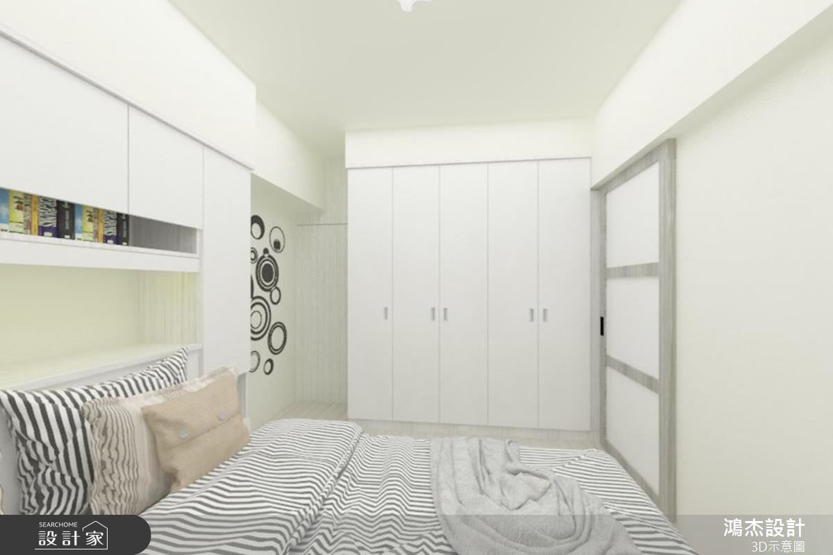 25坪老屋(16~30年)＿簡約風臥室案例圖片＿鴻杰室內設計＿鴻杰_25之13