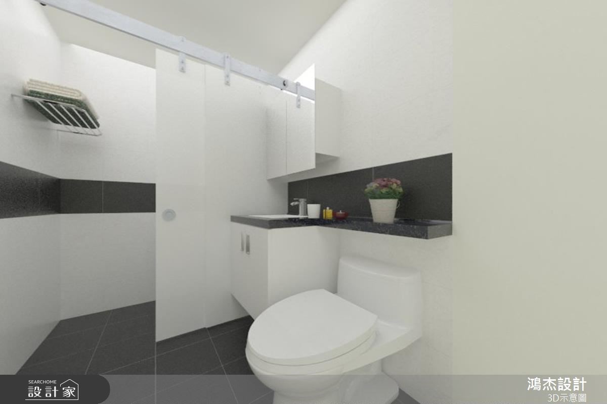 25坪老屋(16~30年)＿簡約風浴室案例圖片＿鴻杰室內設計＿鴻杰_25之15