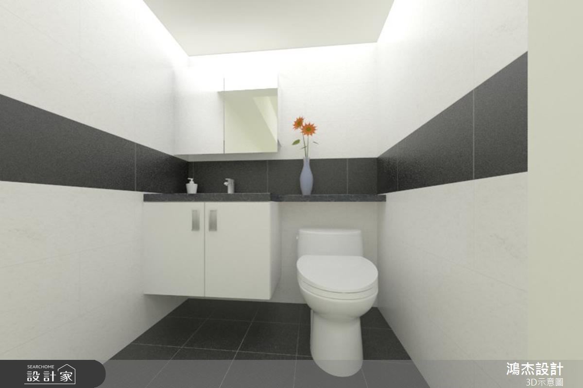 25坪老屋(16~30年)＿簡約風浴室案例圖片＿鴻杰室內設計＿鴻杰_25之16
