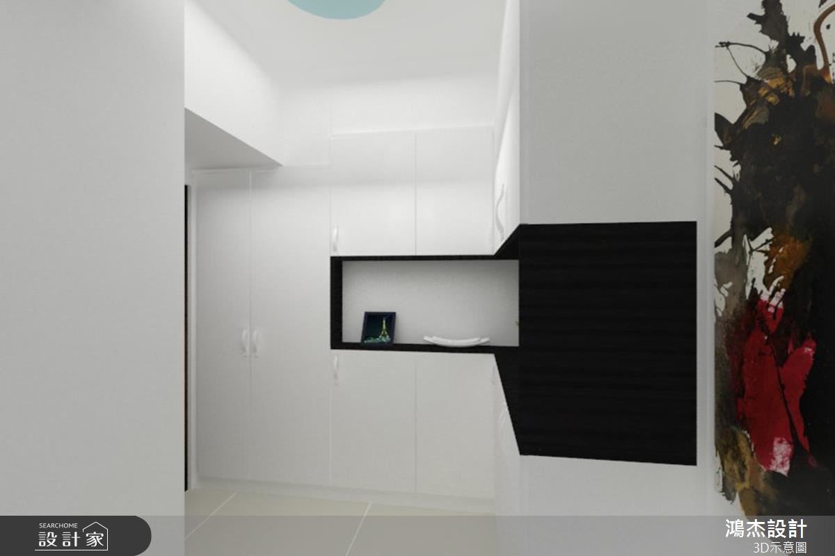30坪新成屋(5年以下)＿現代風玄關案例圖片＿鴻杰室內設計＿鴻杰_26之1