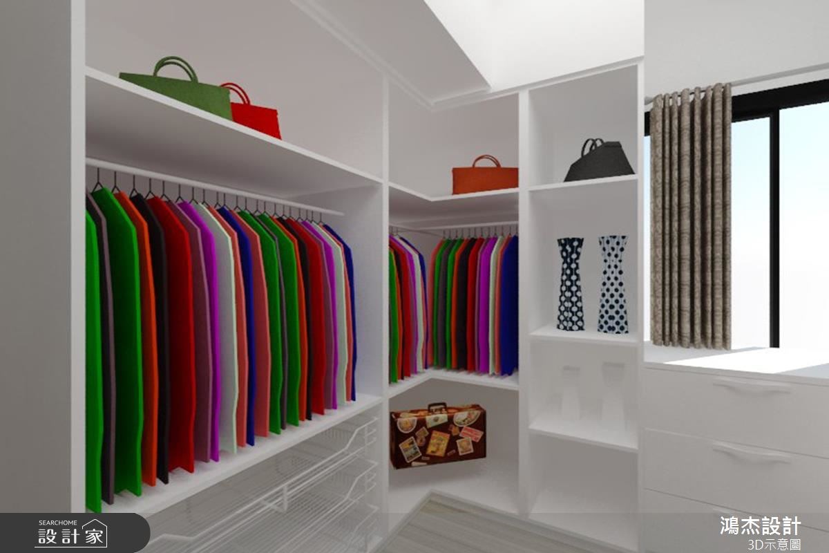 30坪新成屋(5年以下)＿現代風更衣間案例圖片＿鴻杰室內設計＿鴻杰_26之14