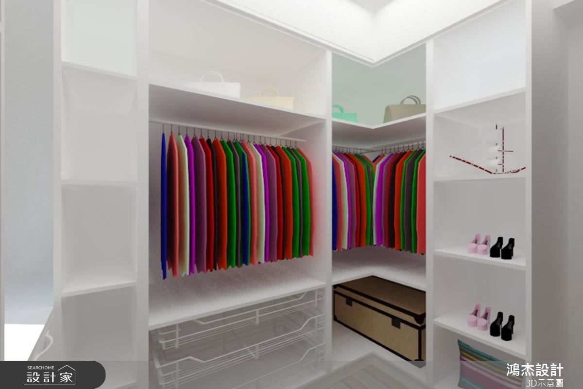 30坪新成屋(5年以下)＿現代風更衣間案例圖片＿鴻杰室內設計＿鴻杰_26之15