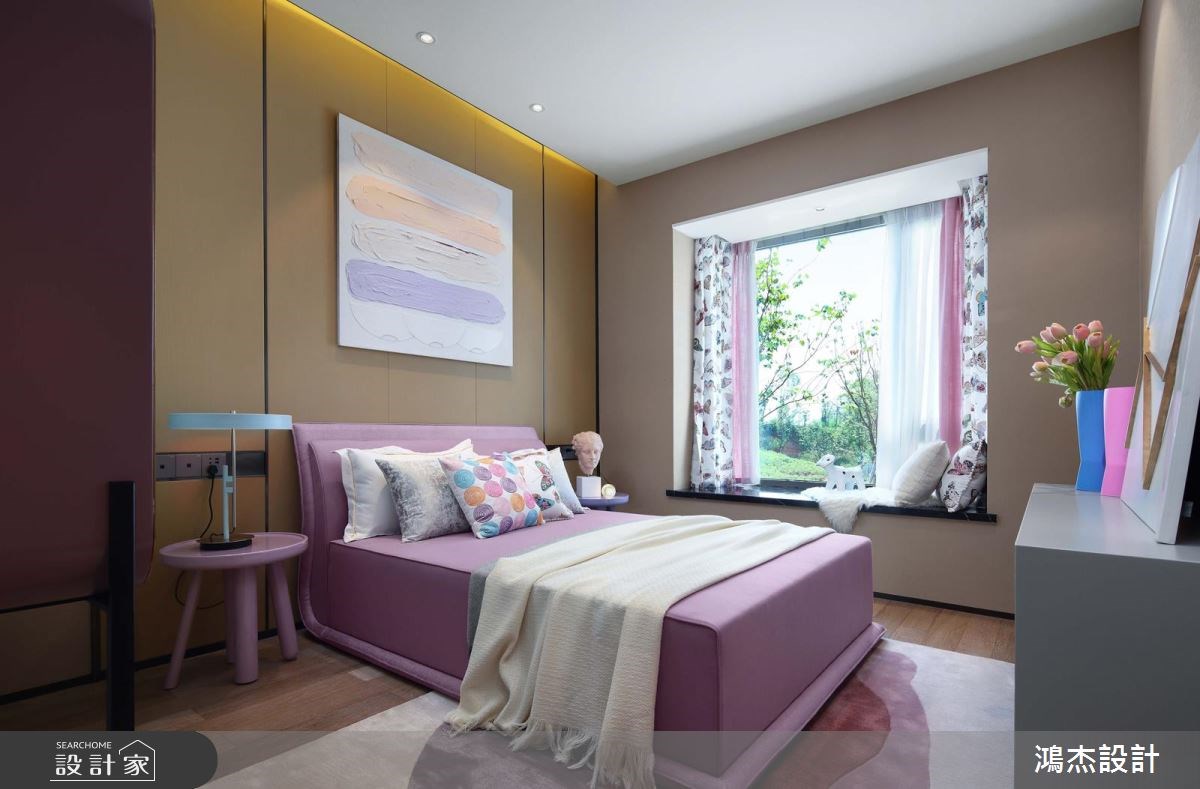 63坪新成屋(5年以下)＿現代風臥室臥榻案例圖片＿鴻杰室內設計＿鴻杰_27之8