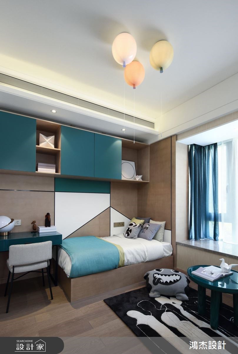 63坪新成屋(5年以下)＿現代風兒童房兒童房臥榻案例圖片＿鴻杰室內設計＿鴻杰_27之10