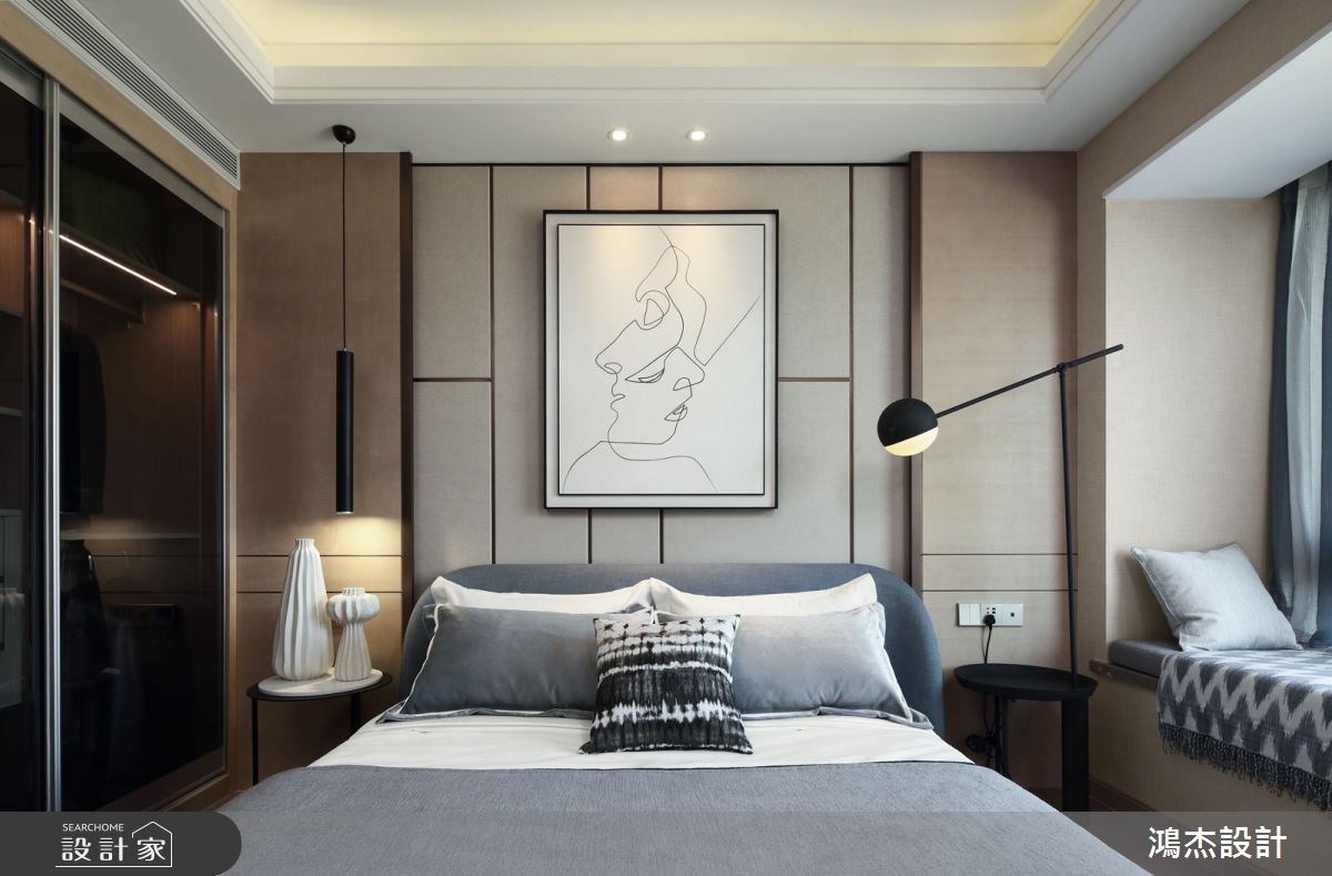 63坪新成屋(5年以下)＿現代風臥室臥榻案例圖片＿鴻杰室內設計＿鴻杰_27之11