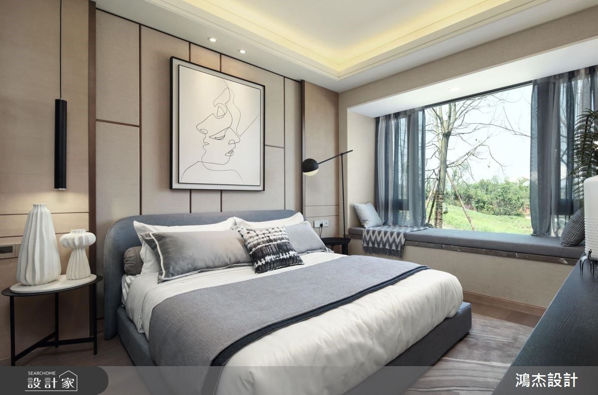 63坪新成屋(5年以下)＿現代風臥室臥榻案例圖片＿鴻杰室內設計＿鴻杰_27之4221