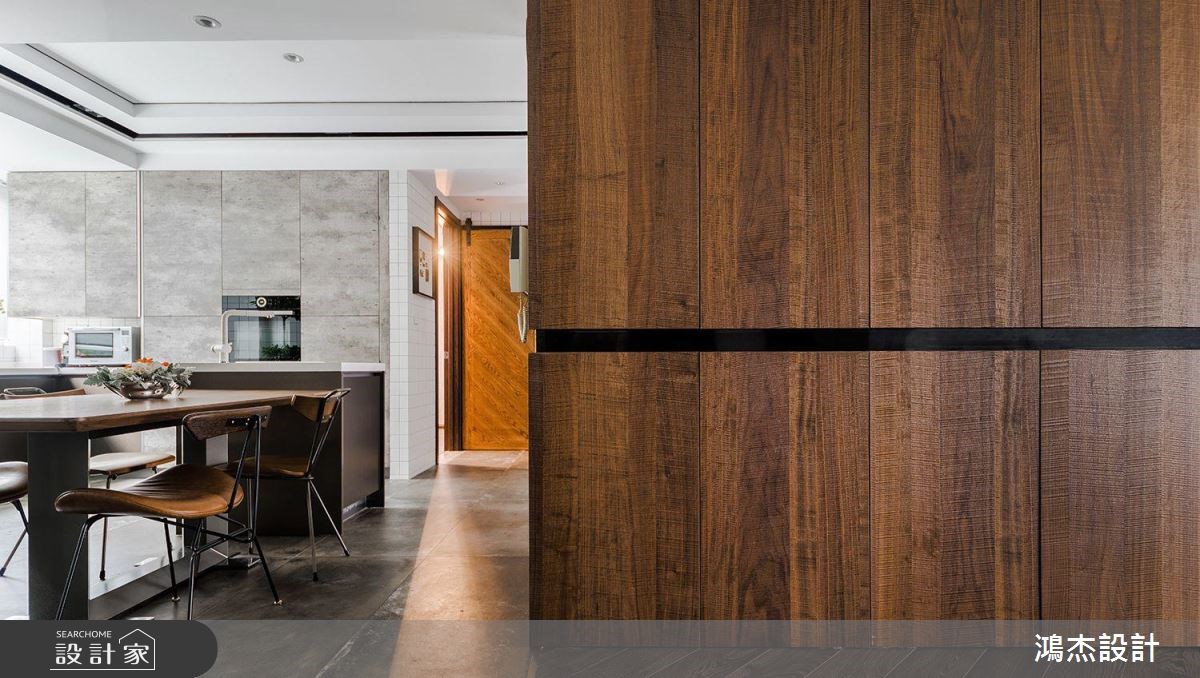 70坪新成屋(5年以下)＿工業風玄關餐廳案例圖片＿鴻杰室內設計＿鴻杰_28之2