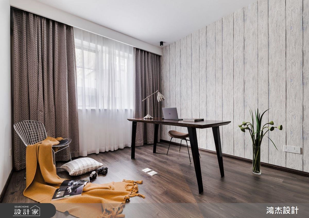 70坪新成屋(5年以下)＿工業風書房案例圖片＿鴻杰室內設計＿鴻杰_28之15