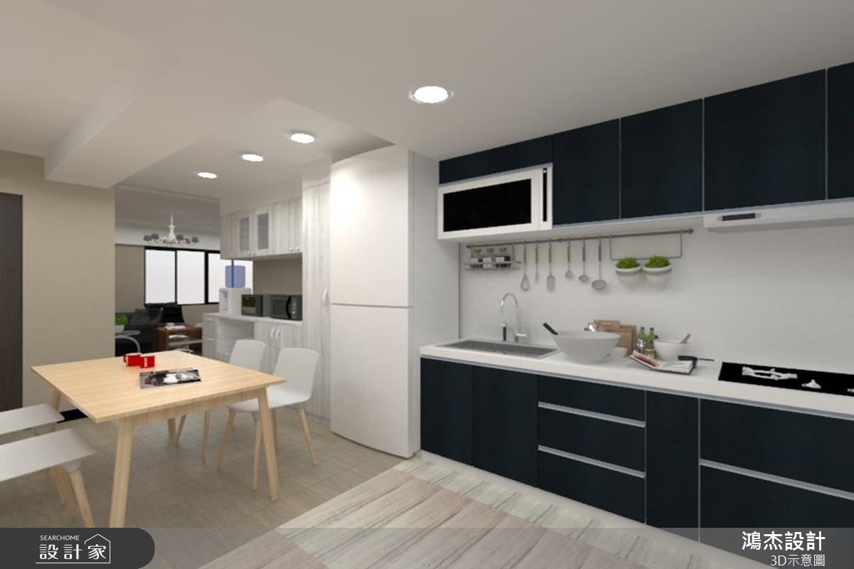 34坪老屋(16~30年)＿混搭風餐廳廚房案例圖片＿鴻杰室內設計＿鴻杰_29之5