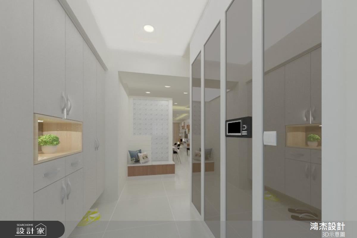 37坪新成屋(5年以下)＿現代風玄關案例圖片＿鴻杰室內設計＿鴻杰_30之1