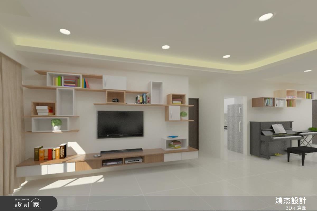 37坪新成屋(5年以下)＿現代風客廳案例圖片＿鴻杰室內設計＿鴻杰_30之6
