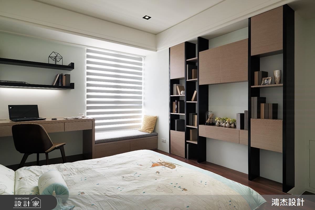 68坪新成屋(5年以下)＿混搭風臥室臥榻案例圖片＿鴻杰室內設計＿鴻杰_31之9