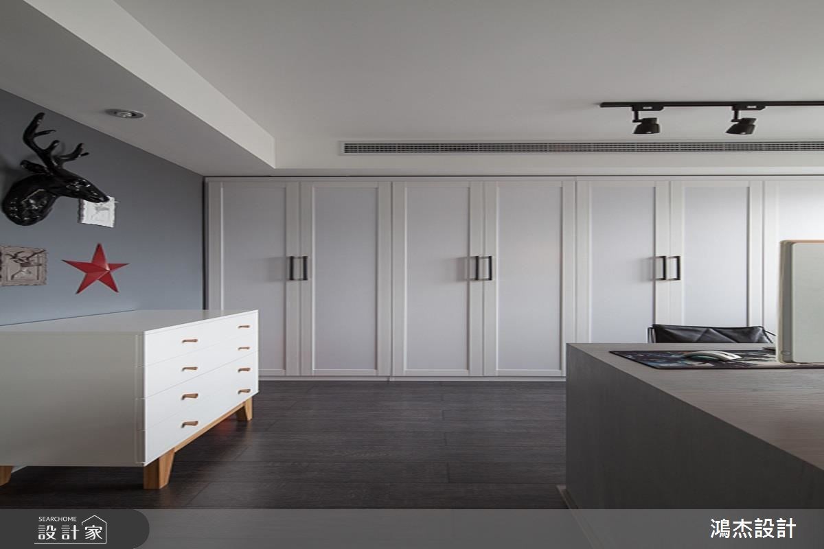35坪新成屋(5年以下)＿混搭風工作區案例圖片＿鴻杰室內設計＿鴻杰_32之7