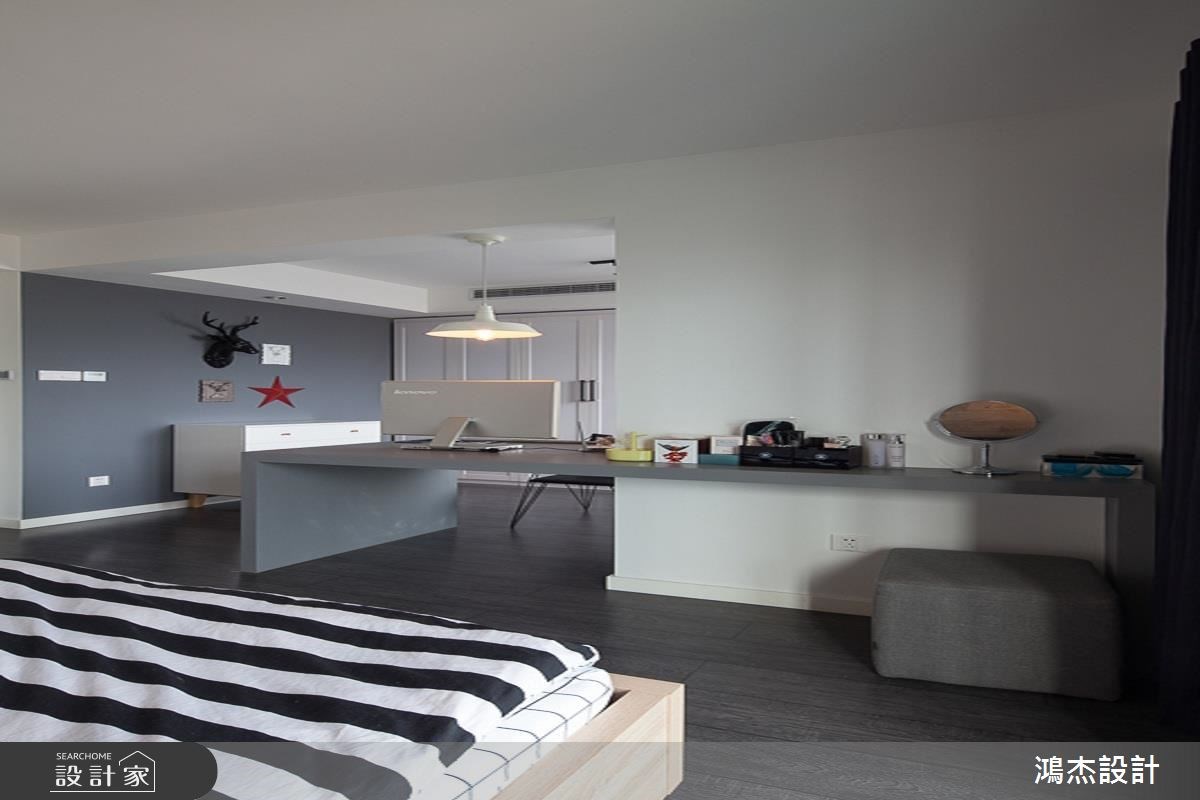 35坪新成屋(5年以下)＿混搭風工作區案例圖片＿鴻杰室內設計＿鴻杰_32之9