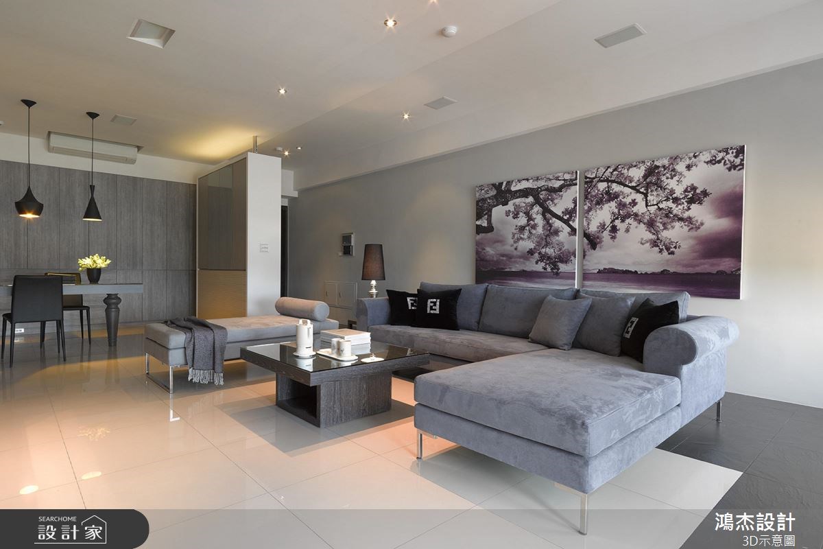 22坪中古屋(5~15年)＿混搭風客廳案例圖片＿鴻杰室內設計＿鴻杰_33之1