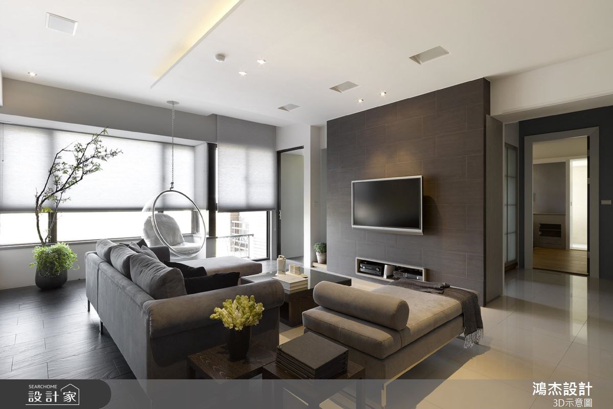 22坪中古屋(5~15年)＿混搭風客廳案例圖片＿鴻杰室內設計＿鴻杰_33之3