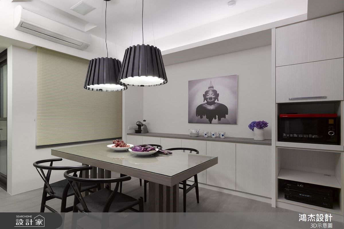 22坪中古屋(5~15年)＿混搭風餐廳案例圖片＿鴻杰室內設計＿鴻杰_33之4