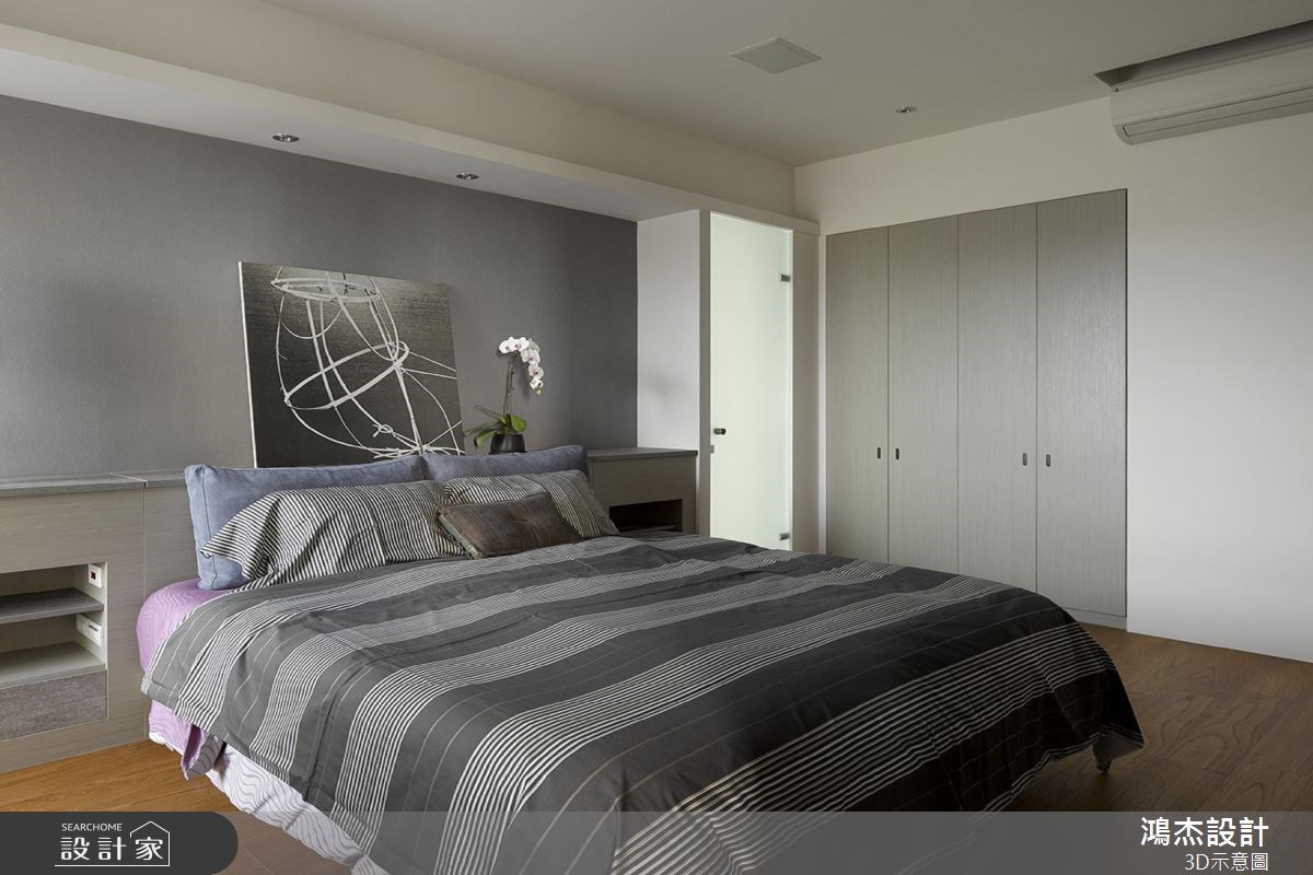 22坪中古屋(5~15年)＿混搭風臥室案例圖片＿鴻杰室內設計＿鴻杰_33之7