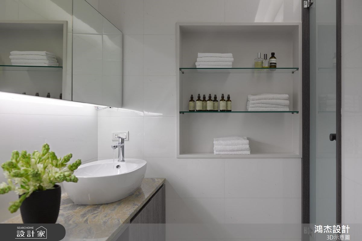 22坪中古屋(5~15年)＿混搭風浴室案例圖片＿鴻杰室內設計＿鴻杰_33之9