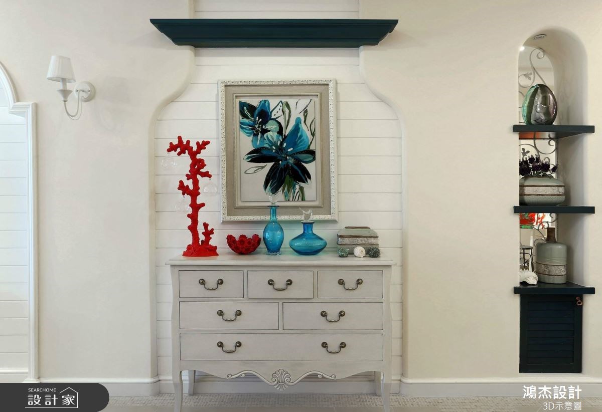 36坪＿地中海風客廳餐廳案例圖片＿鴻杰室內設計＿鴻杰_34之5