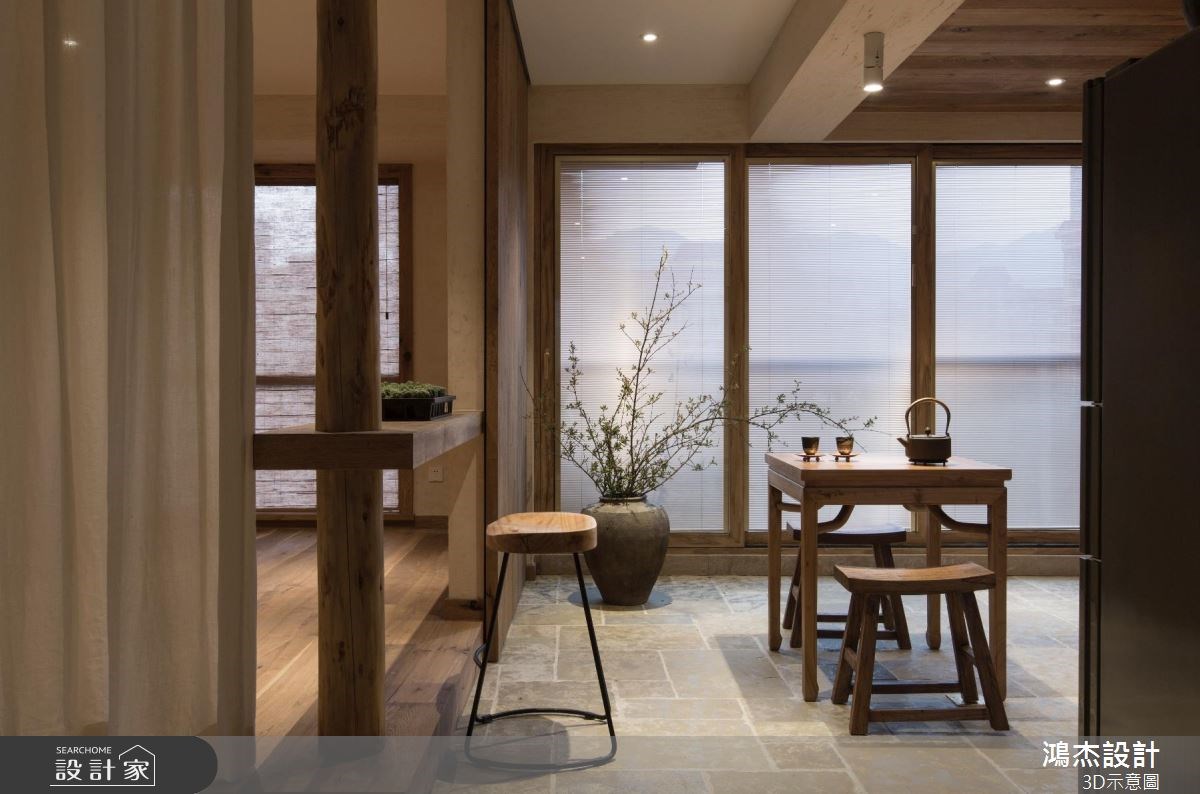 36坪新成屋(5年以下)＿人文禪風餐廳案例圖片＿鴻杰室內設計＿鴻杰_35之4