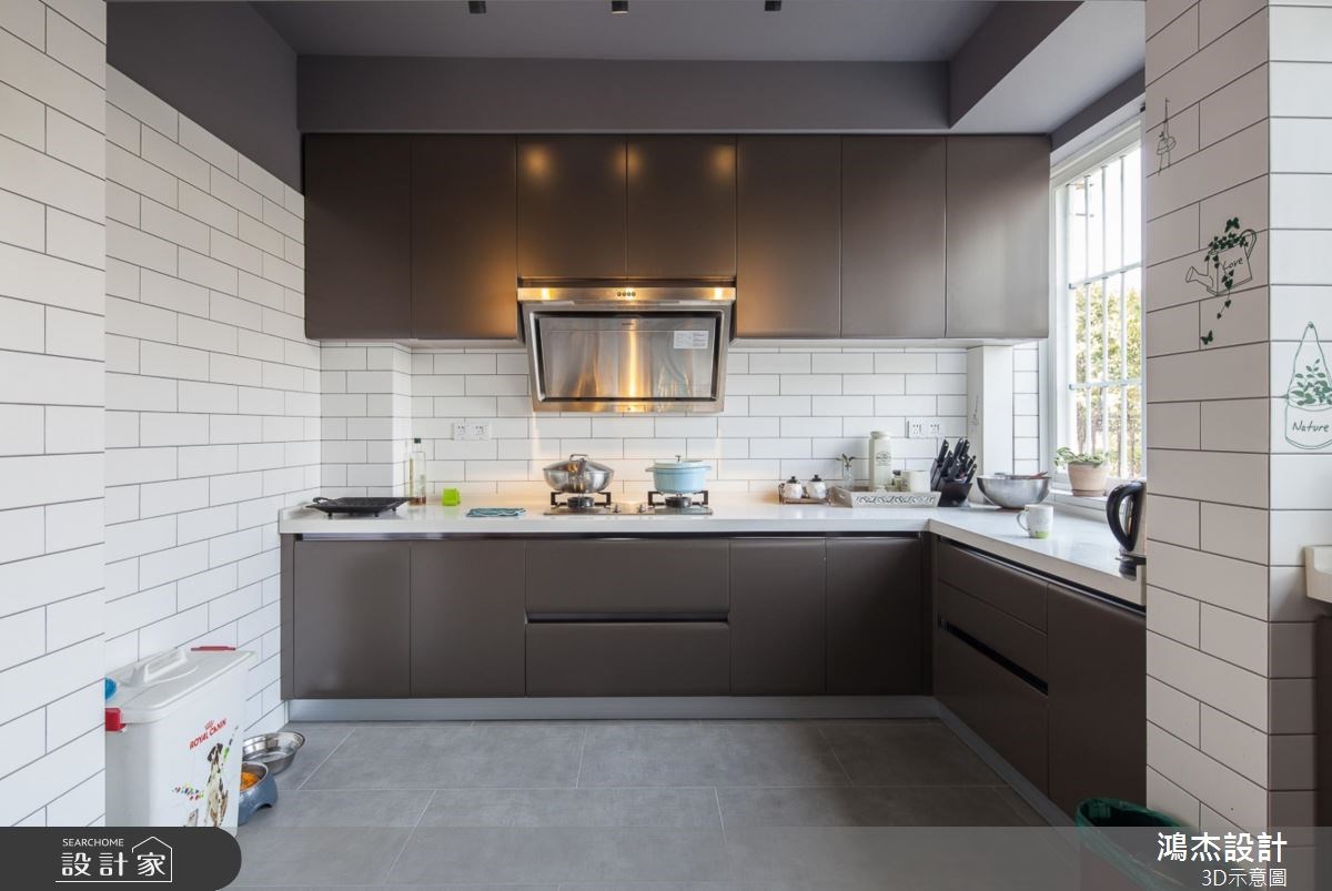 36坪老屋(16~30年)＿混搭風廚房案例圖片＿鴻杰室內設計＿鴻杰_36之7