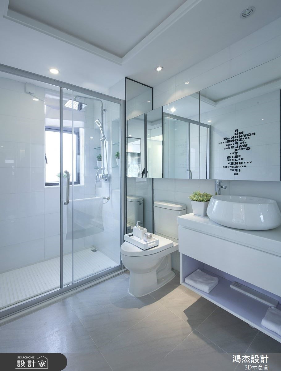 72坪新成屋(5年以下)＿現代風浴室案例圖片＿鴻杰室內設計＿鴻杰_37之7