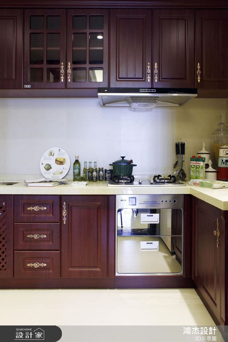 56坪新成屋(5年以下)＿美式風廚房案例圖片＿鴻杰室內設計＿鴻杰_38之5