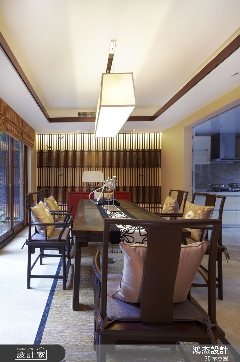 82坪新成屋(5年以下)＿新中式風餐廳案例圖片＿鴻杰室內設計＿鴻杰_39之9
