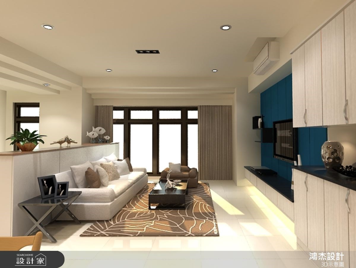 36坪老屋(16~30年)＿混搭風客廳案例圖片＿鴻杰室內設計＿鴻杰_42之1