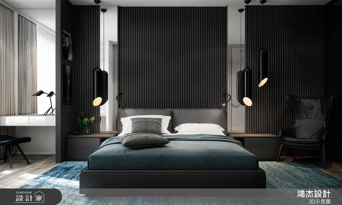 52坪新成屋(5年以下)＿工業風臥室案例圖片＿鴻杰室內設計＿鴻杰_43之8
