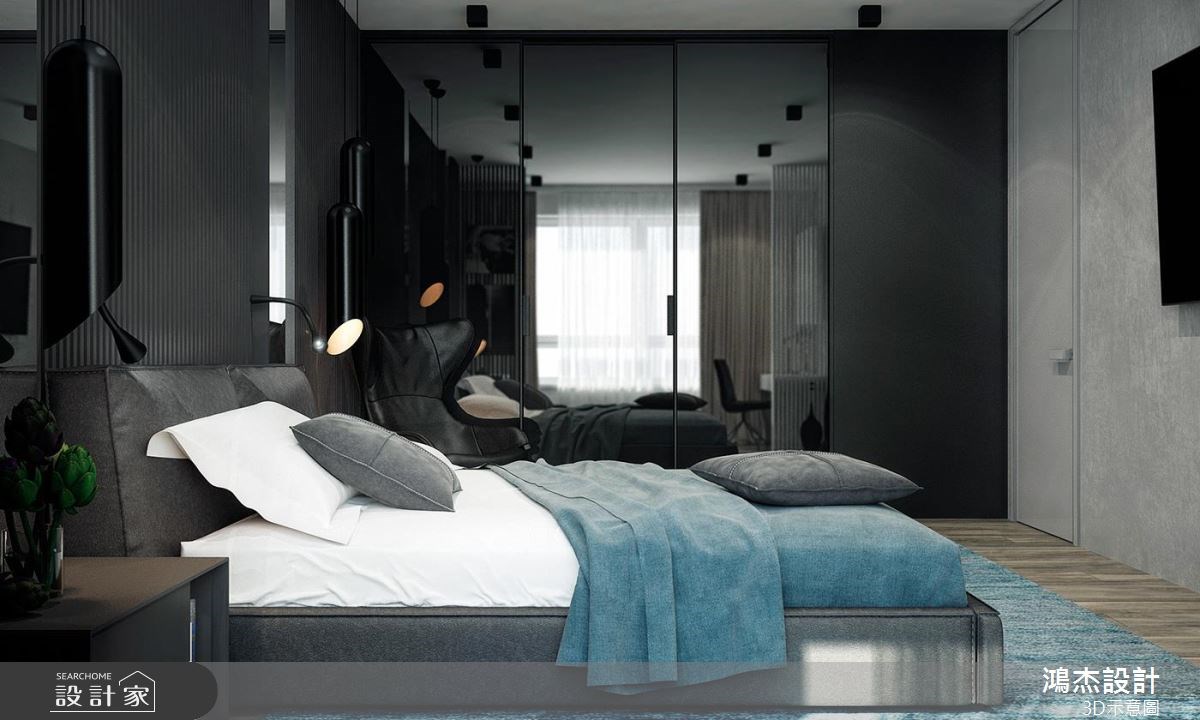 52坪新成屋(5年以下)＿工業風臥室案例圖片＿鴻杰室內設計＿鴻杰_43之10
