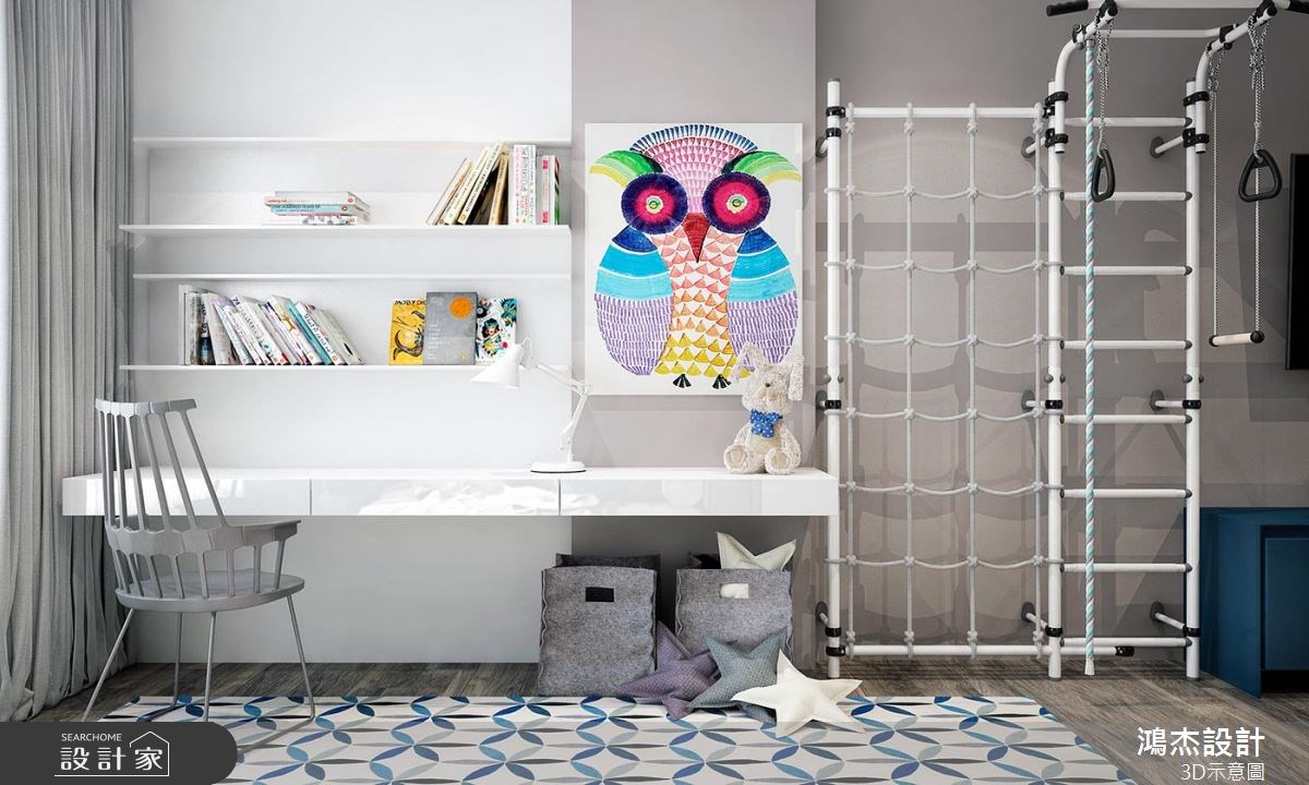 52坪新成屋(5年以下)＿工業風書房案例圖片＿鴻杰室內設計＿鴻杰_43之13