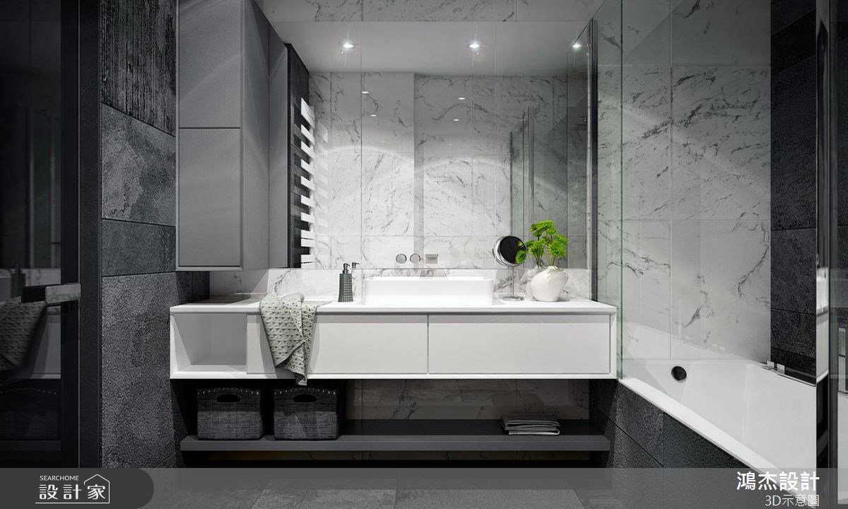 52坪新成屋(5年以下)＿工業風浴室案例圖片＿鴻杰室內設計＿鴻杰_43之17