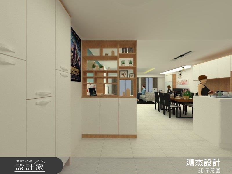 42坪新成屋(5年以下)＿混搭風玄關案例圖片＿鴻杰室內設計＿鴻杰_44之3