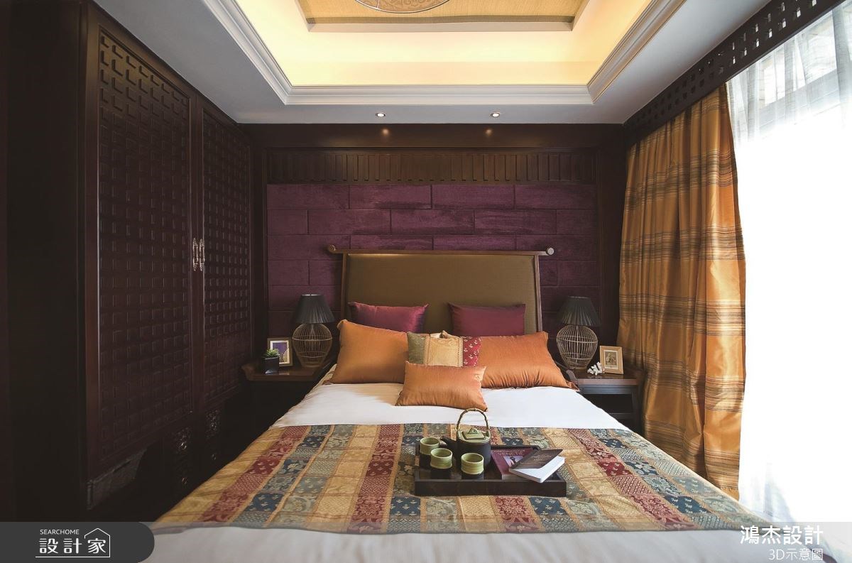 57坪老屋(16~30年)＿新中式風臥室案例圖片＿鴻杰室內設計＿鴻杰_46之7
