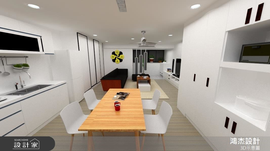 42坪老屋(16~30年)＿北歐風臥室案例圖片＿鴻杰室內設計＿鴻杰_47之4