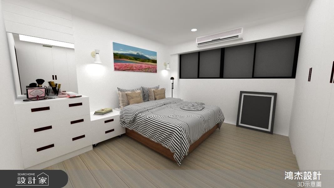 42坪老屋(16~30年)＿北歐風臥室案例圖片＿鴻杰室內設計＿鴻杰_47之7