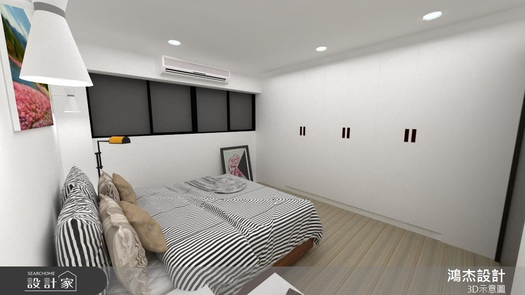 42坪老屋(16~30年)＿北歐風臥室案例圖片＿鴻杰室內設計＿鴻杰_47之8