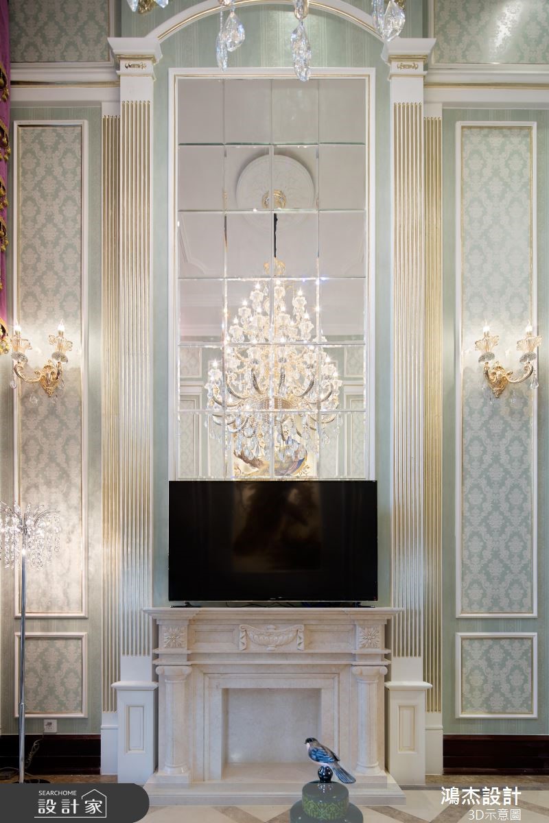72坪新成屋(5年以下)＿奢華風客廳案例圖片＿鴻杰室內設計＿鴻杰_48之5