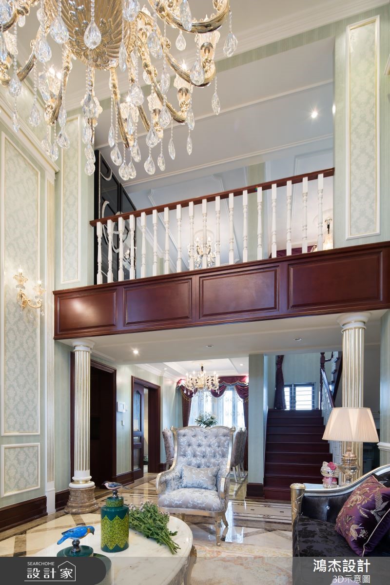 72坪新成屋(5年以下)＿奢華風客廳案例圖片＿鴻杰室內設計＿鴻杰_48之2