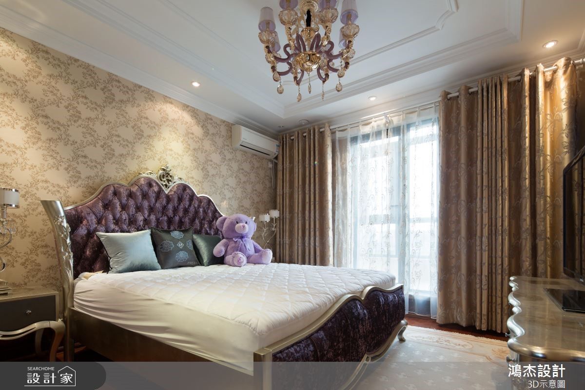 72坪新成屋(5年以下)＿奢華風臥室案例圖片＿鴻杰室內設計＿鴻杰_48之15