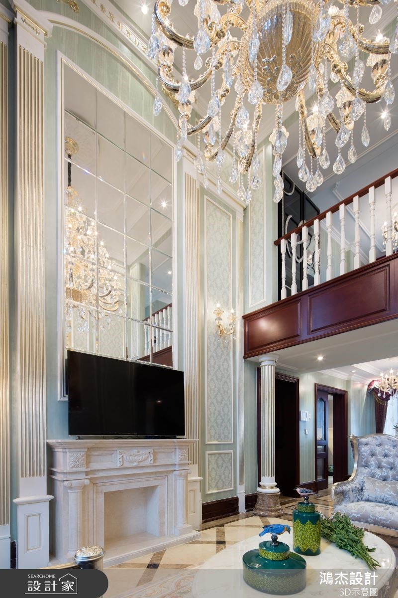 72坪新成屋(5年以下)＿奢華風客廳案例圖片＿鴻杰室內設計＿鴻杰_48之4