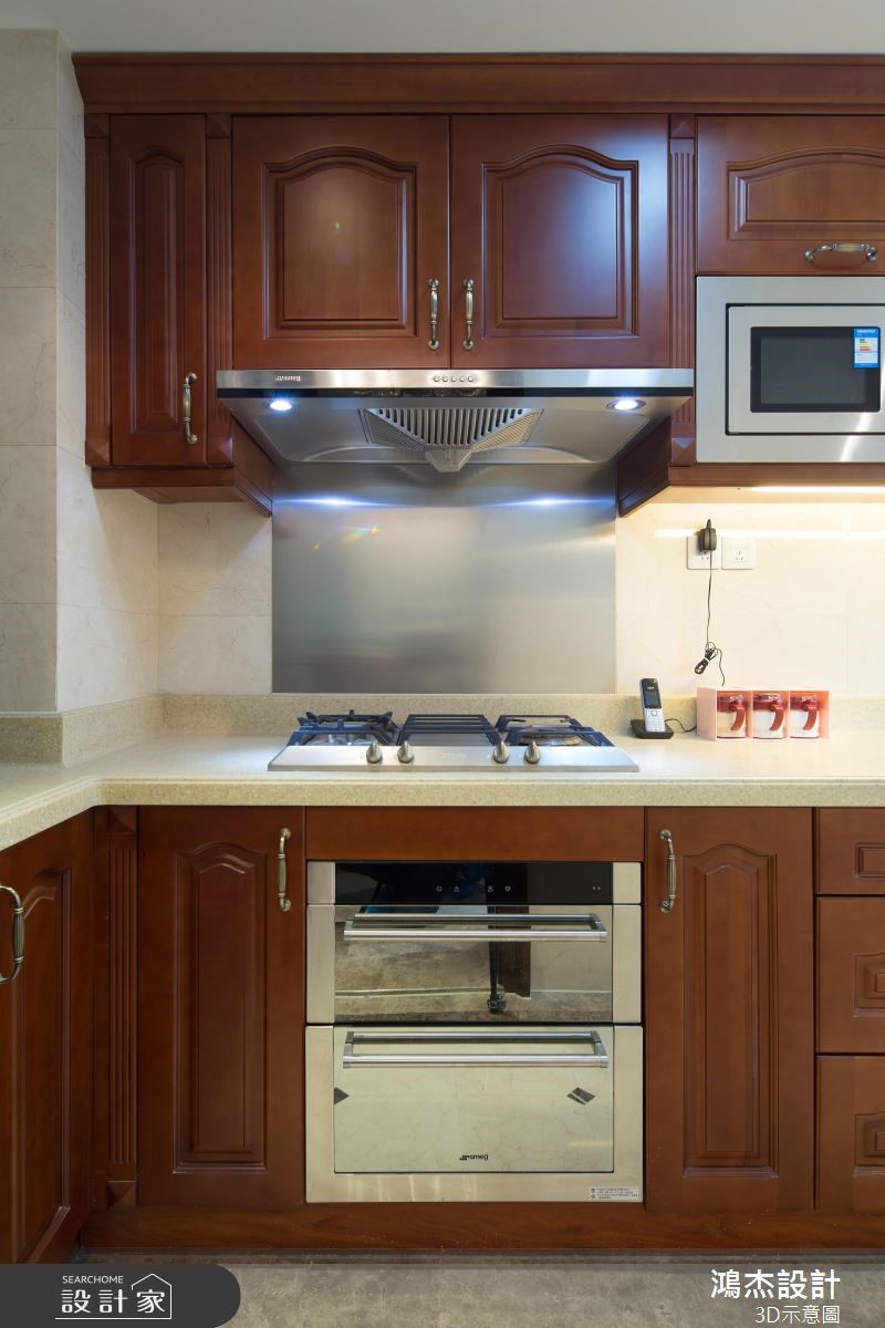 72坪新成屋(5年以下)＿奢華風廚房案例圖片＿鴻杰室內設計＿鴻杰_48之8